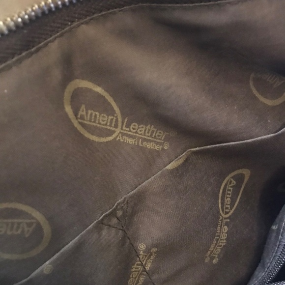 Unique, FABULOUS authentic Leather large bag NWOT - Picture 6 of 8